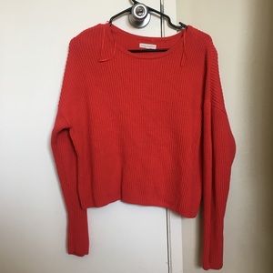 Red sweater